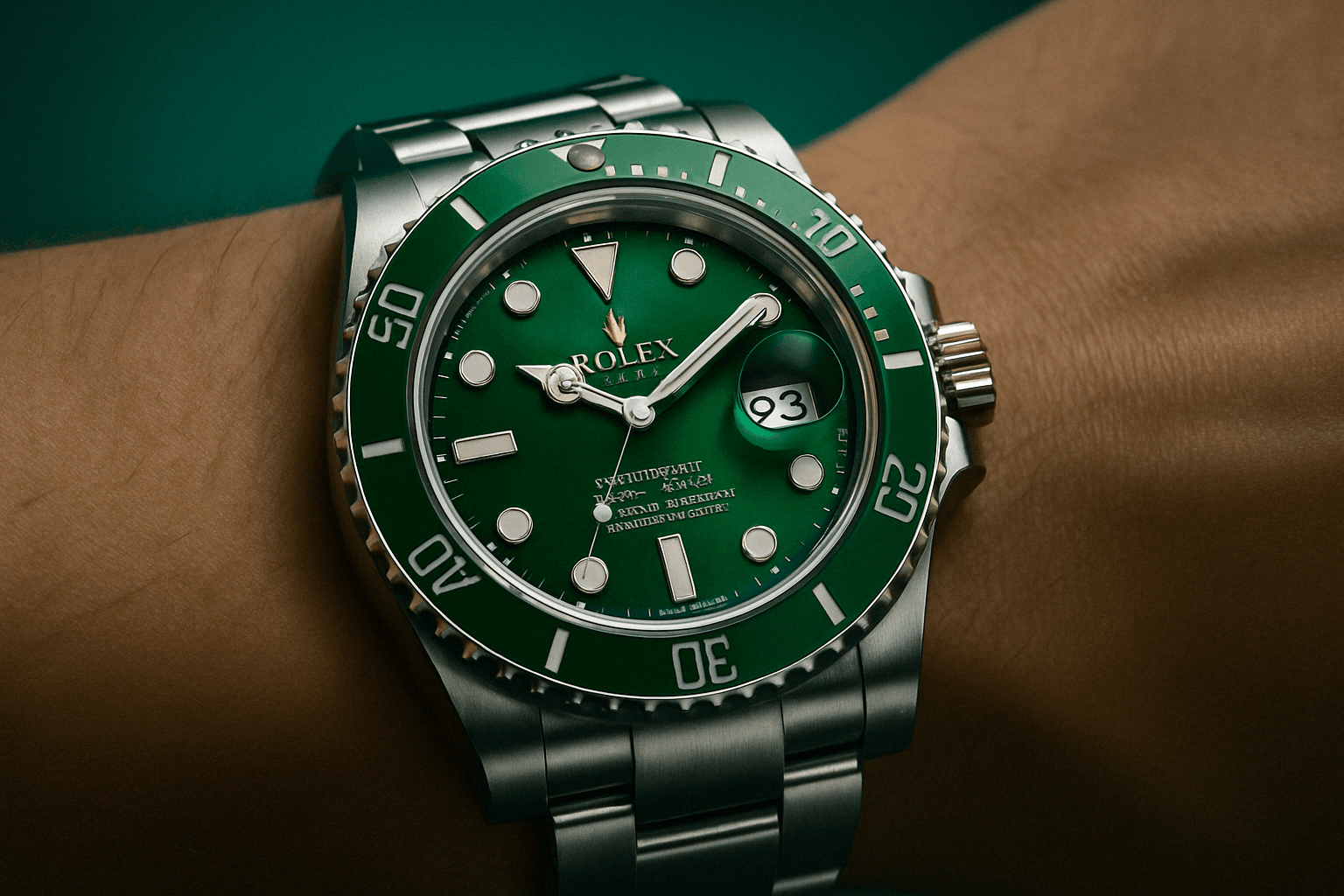 Rolex on Wrist
